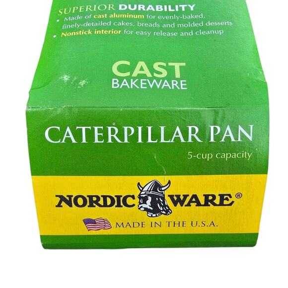 Nordic Ware Non-Stick Caterpillar Bug Cake/Cakelet Bake Pan - Picture 3 of 4